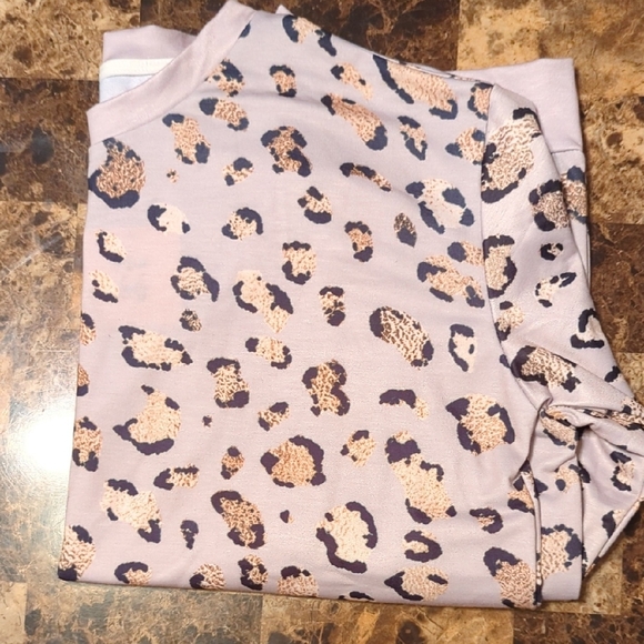 Pixi Lady Lilac Purple and Black Leopard Print Sweatshirt. - Picture 5 of 6